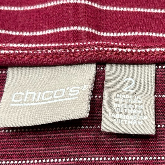 CHICOS Top.  Size 2.  Preloved Excellent Condition - Picture 4 of 5